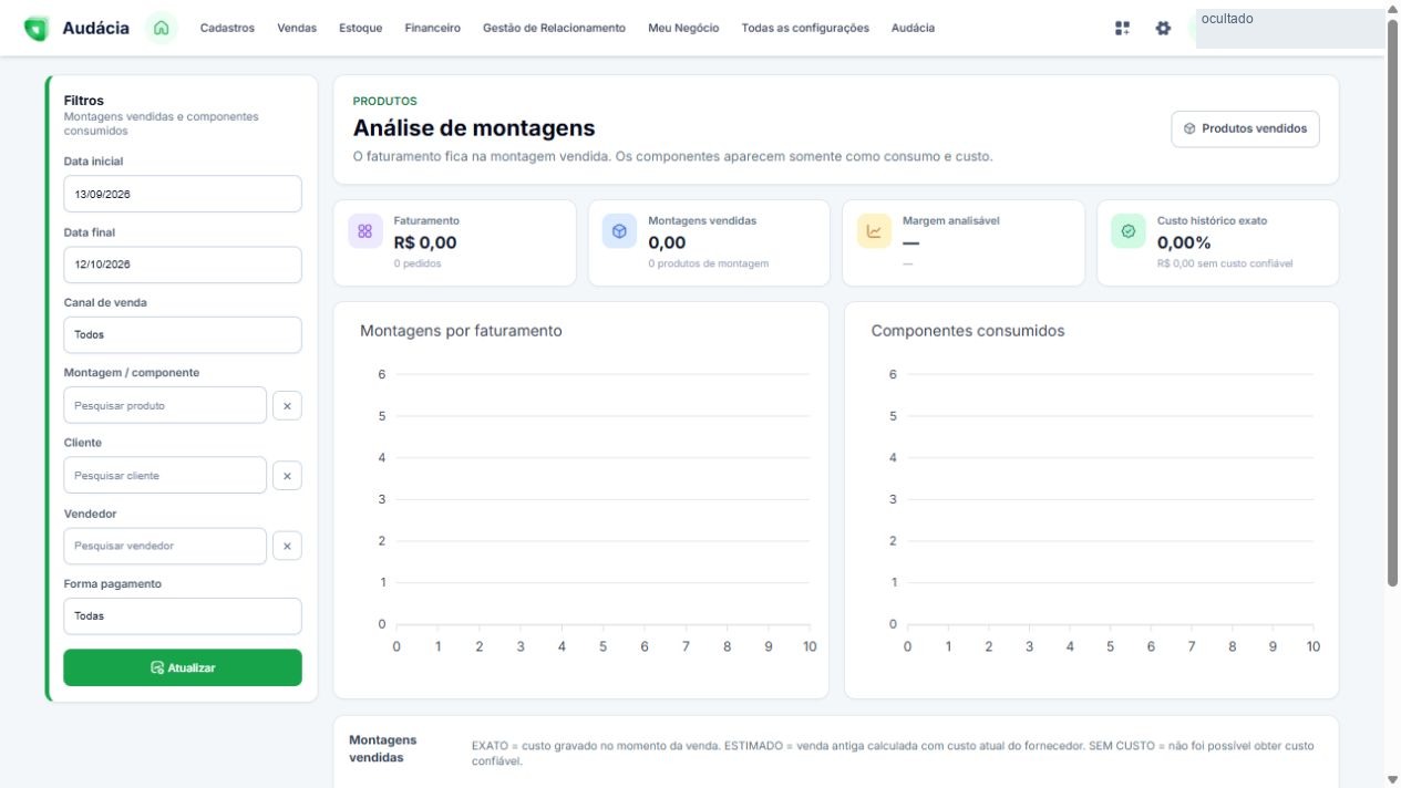 Análise de montagens e componentes