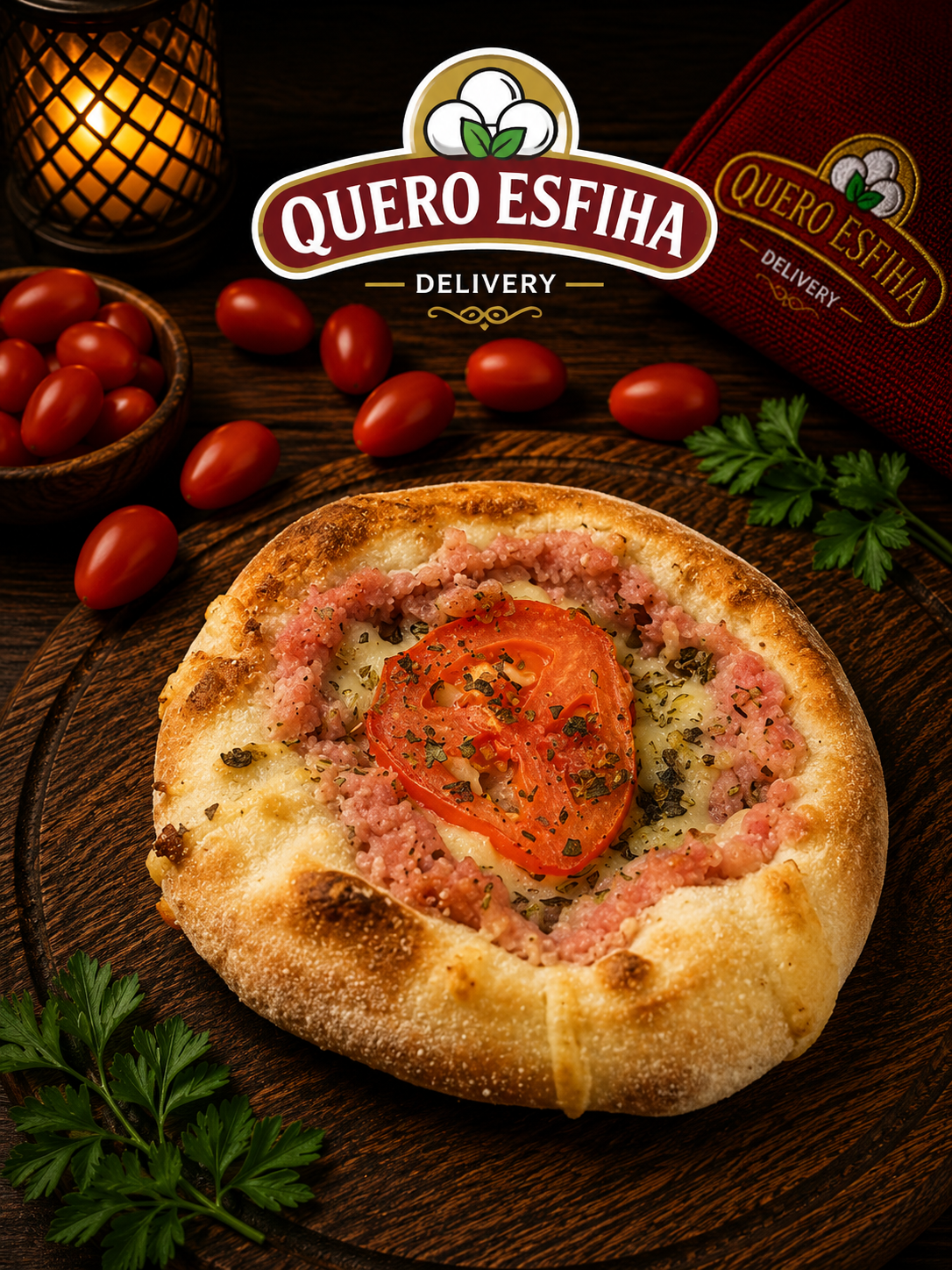 Esfiha de Pizza - Quero Esfiha