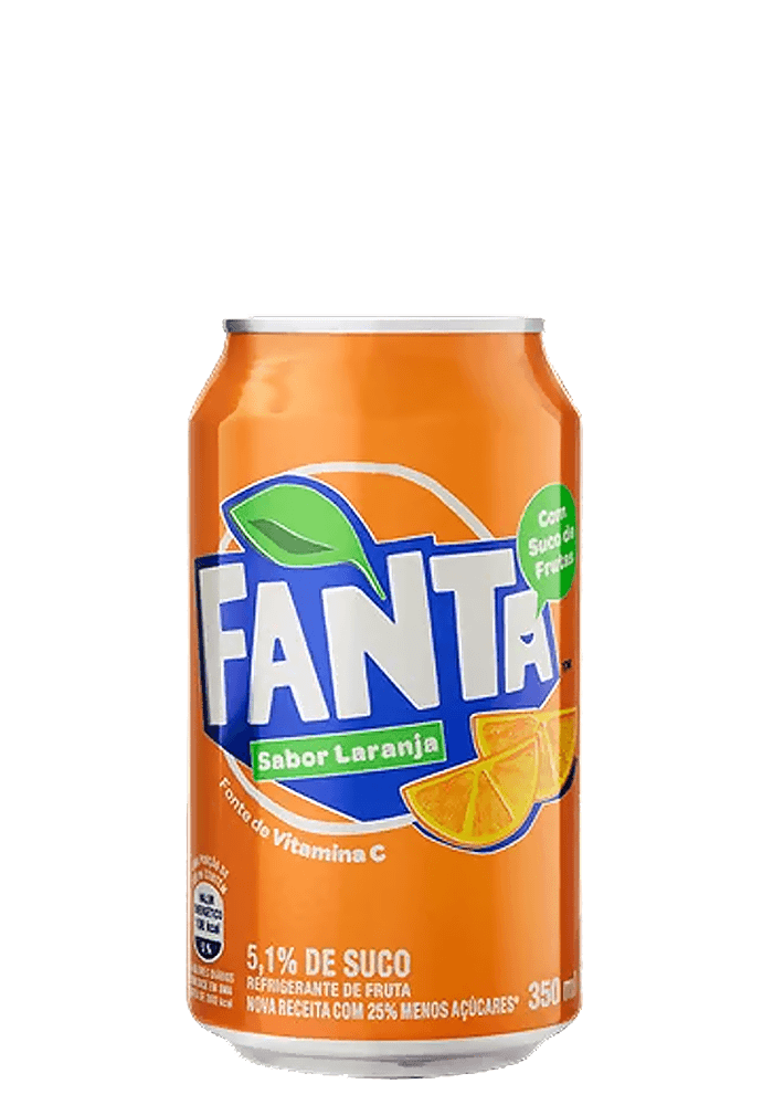 Fanta Laranja Lata - Bonde Crepes Lanches Pizzas e Esfihas