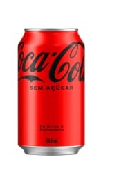 Coca Cola Zero 350Ml Lata - Turbo Lanches