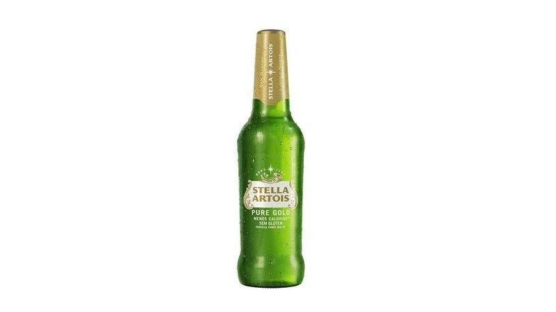 Stella Pure Gold Long Neck 330ml - Bonde Crepes Lanches Pizzas e Esfihas