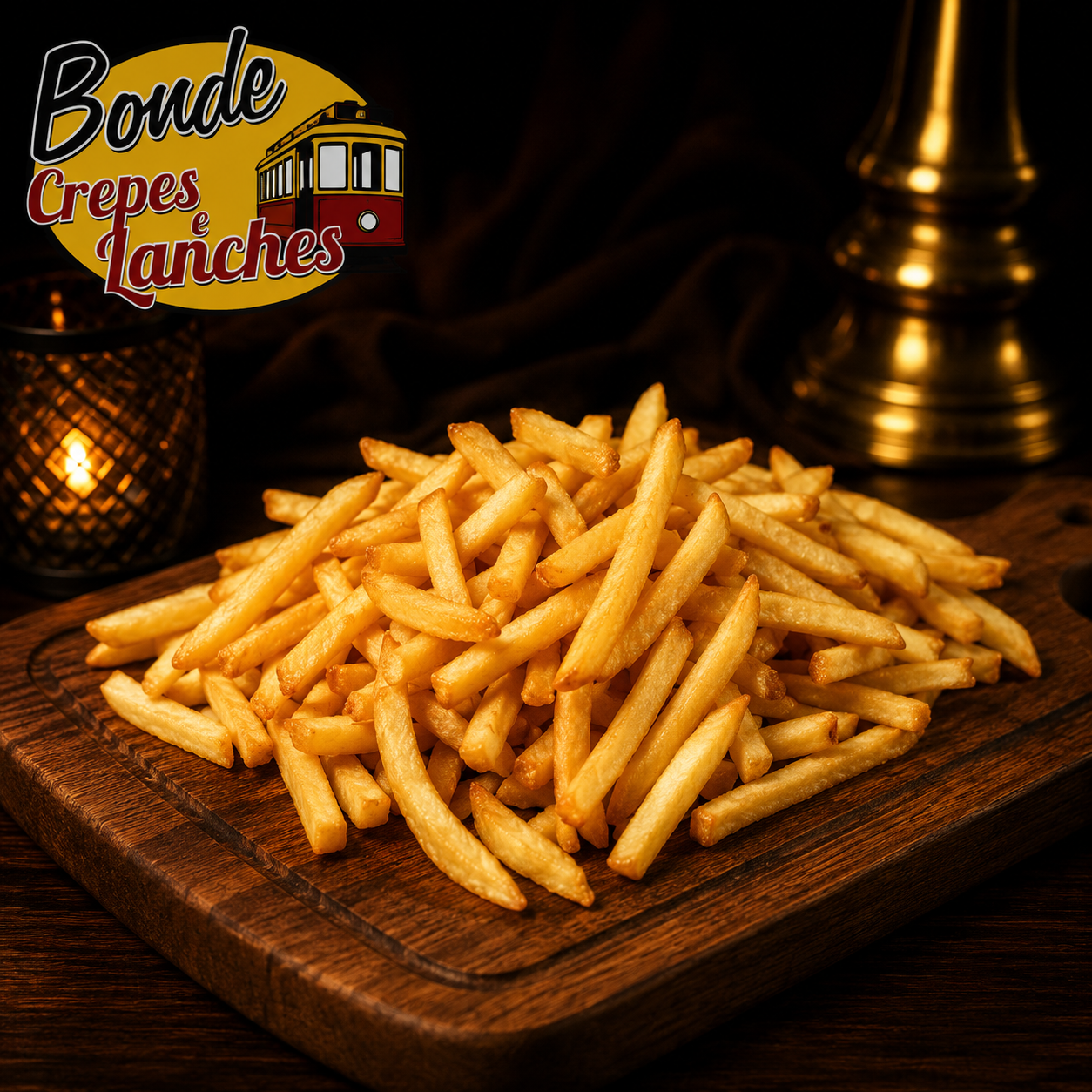 Batata Frita Média - Bonde Crepes Lanches Pizzas e Esfihas