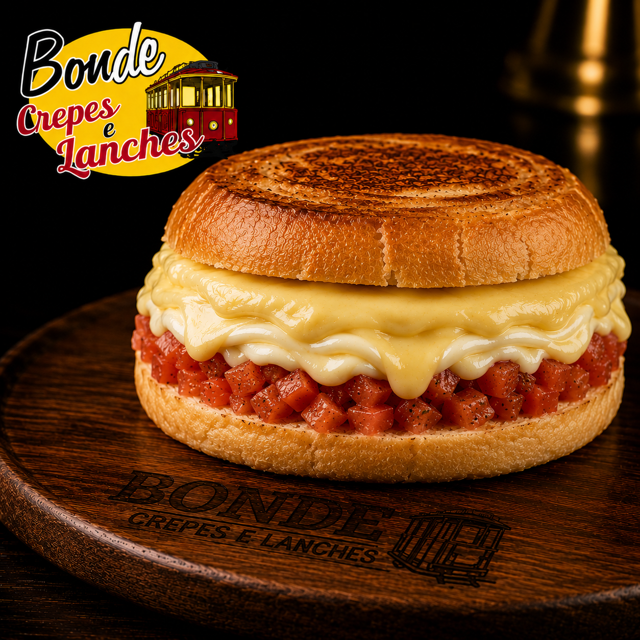 Bonde 4 Queijos - Bonde Crepes Lanches Pizzas e Esfihas