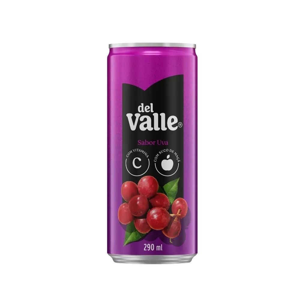 Suco Del Valle Mais Sabor Uva Em Lata - Turbo Lanches