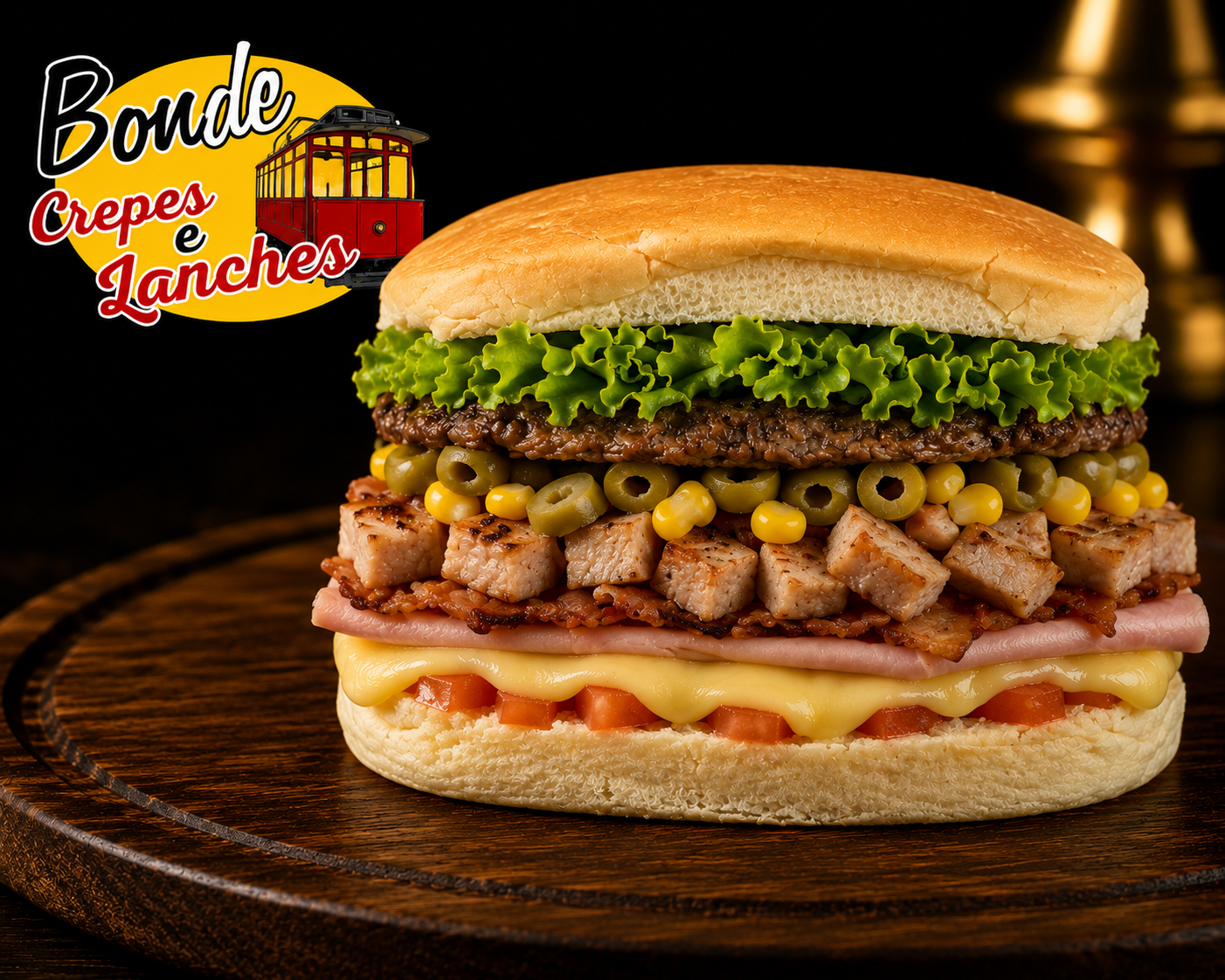 Bonde Lombo Tudo - Bonde Crepes Lanches Pizzas e Esfihas