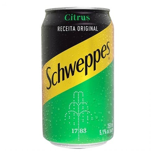 Refrigerante Schweppes Citrus 350ml Lata - Turbo Lanches