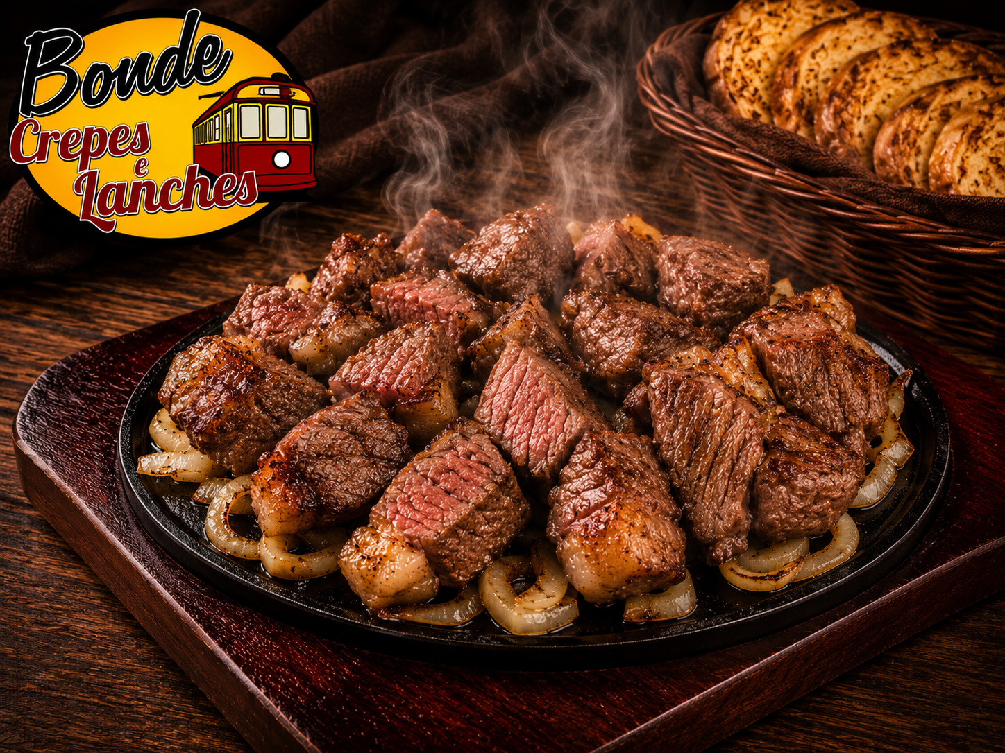 Porção de Picanha - Bonde Crepes Lanches Pizzas e Esfihas