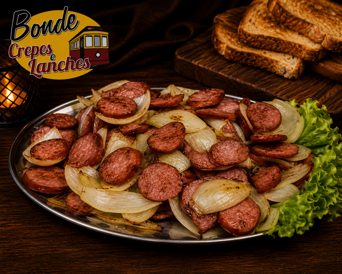 Porção de Calabresa - Bonde Crepes Lanches Pizzas e Esfihas
