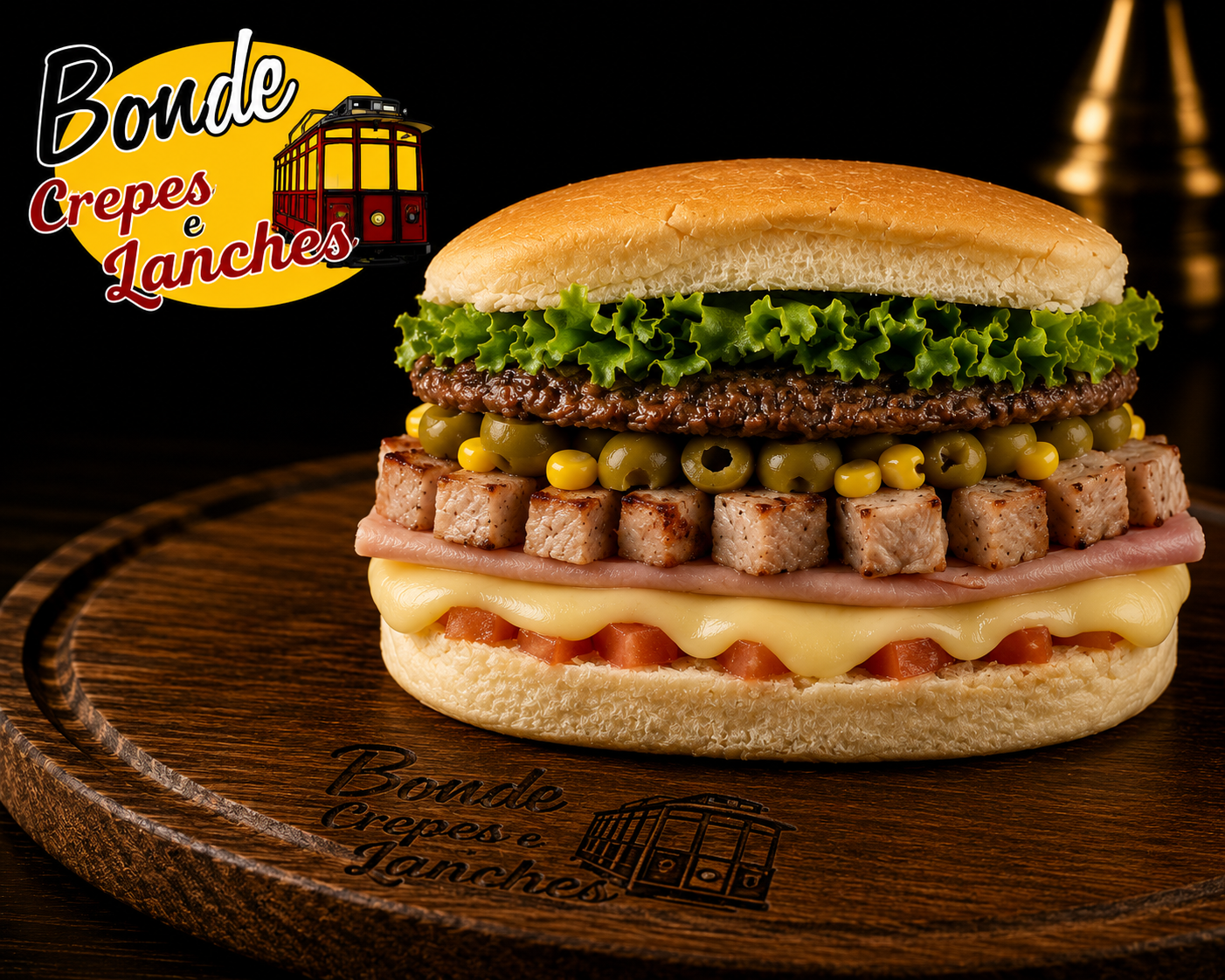 Bonde Lombo Americano - Bonde Crepes Lanches Pizzas e Esfihas