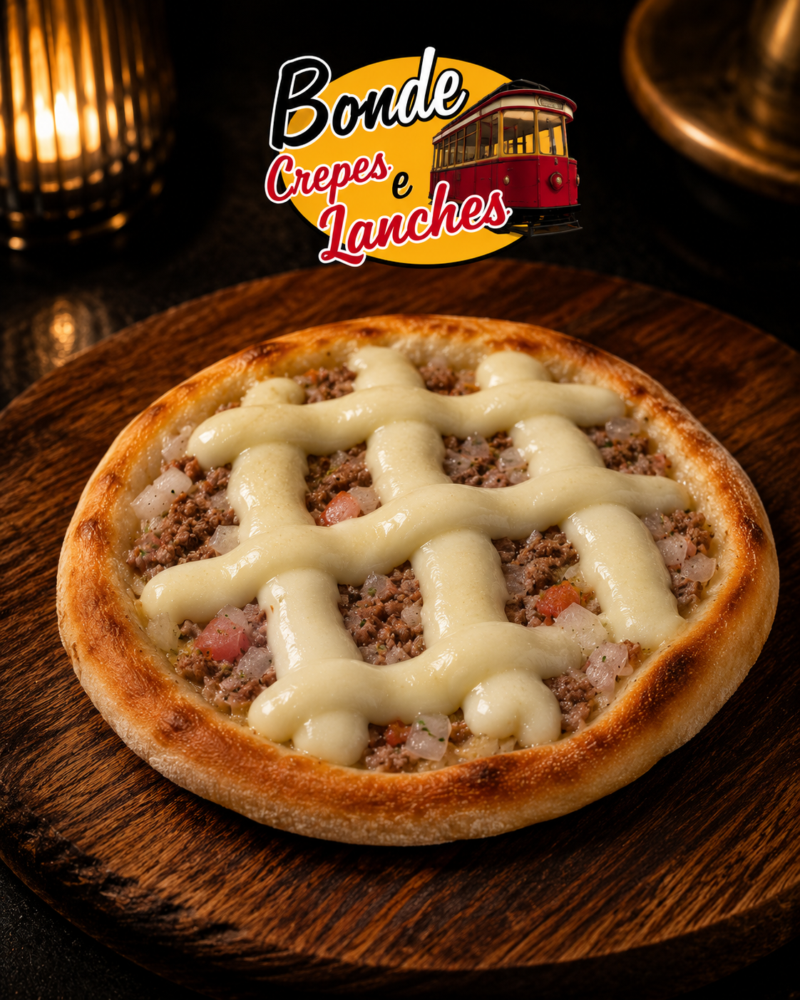 Esfiha Carne com Catupiry - Bonde Crepes Lanches Pizzas e Esfihas