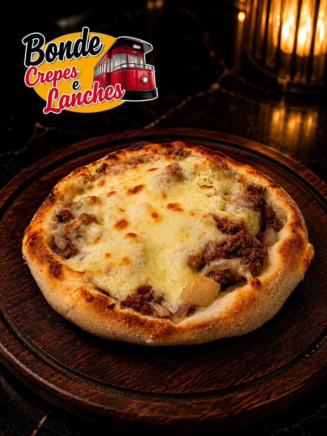 Esfiha Carne com Queijo - Bonde Crepes Lanches Pizzas e Esfihas