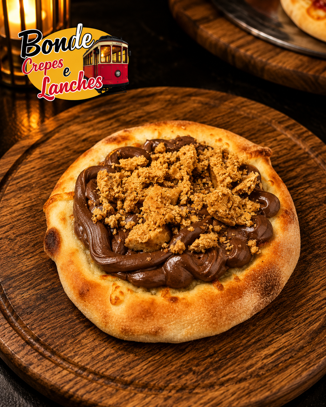 Esfiha Paçoca - Bonde Crepes Lanches Pizzas e Esfihas