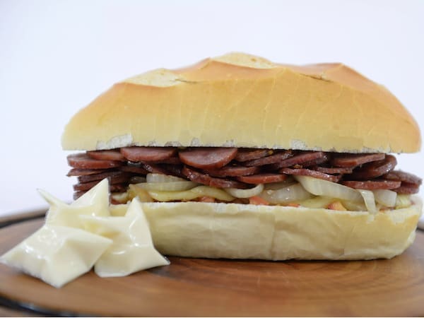 Bauru de Calabresa Grande - Turbo Lanches