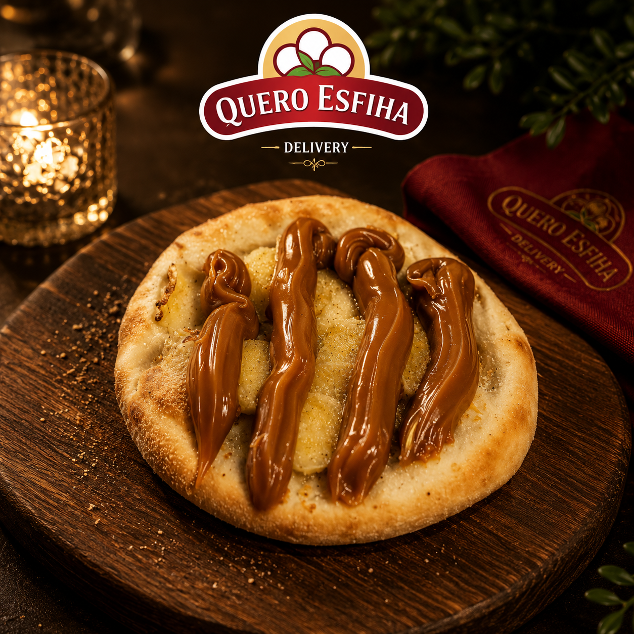 Esfiha Banoffee - Quero Esfiha