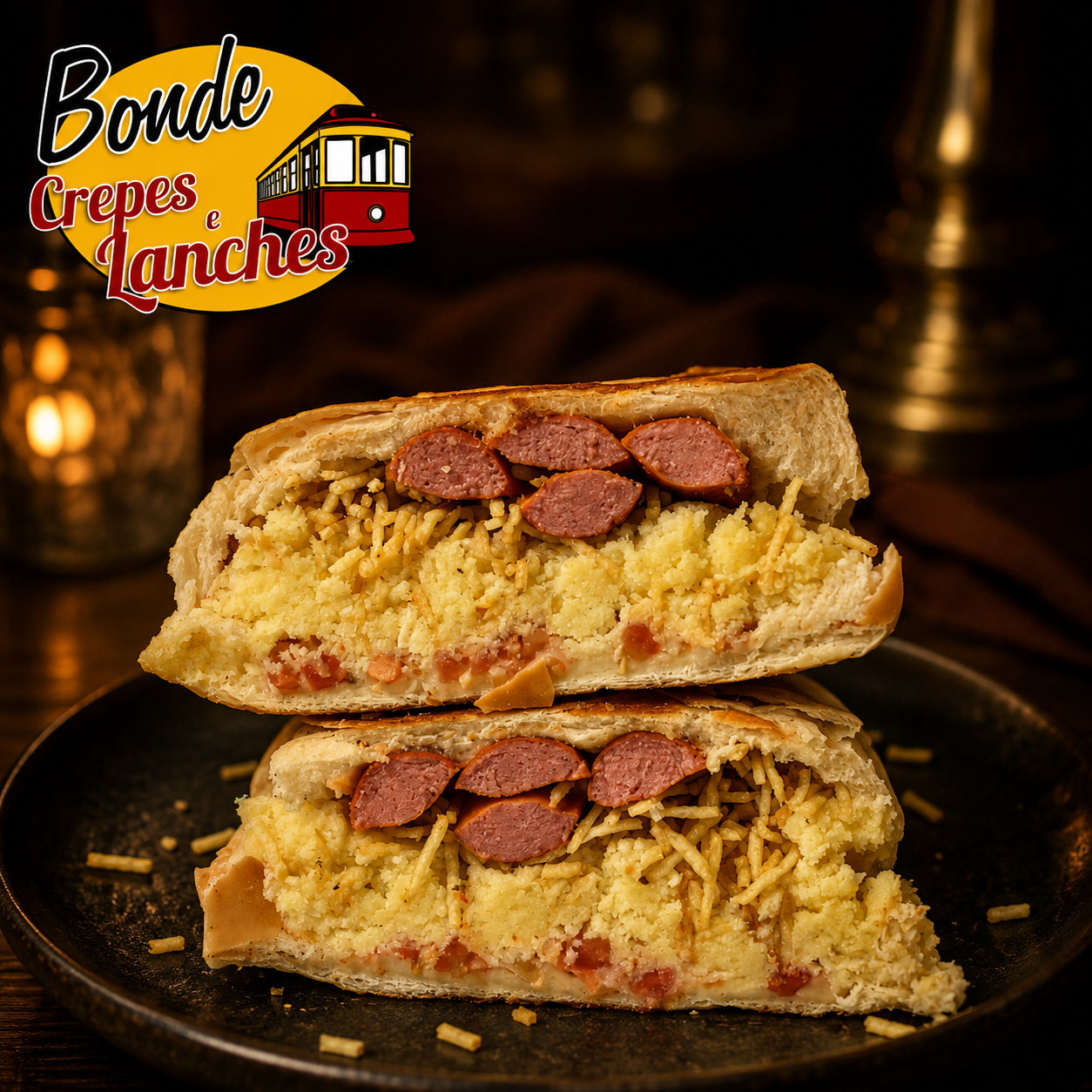 Dog Purê - Bonde Crepes Lanches Pizzas e Esfihas