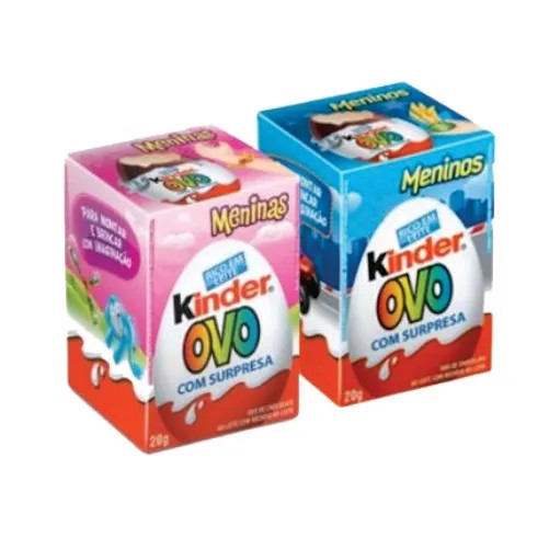 Kinder ovo menino e menina - Turbo Lanches